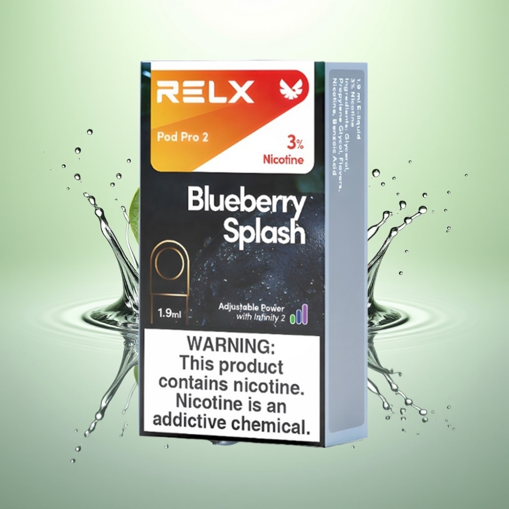 RELX Pod Pro 2 - Borovnica (3% nikotina, 600 puševa, 1.9ml, 3 režima napona)