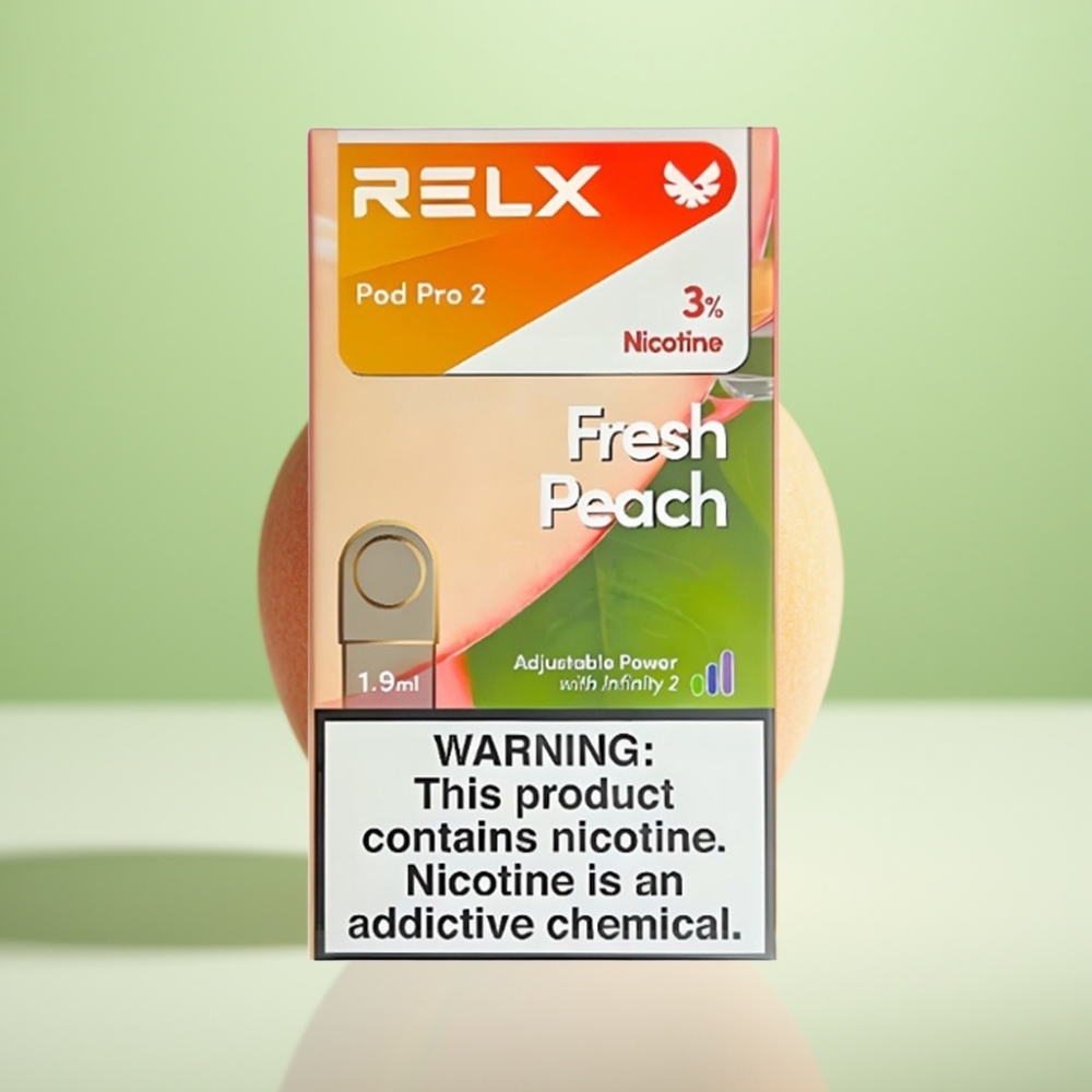 RELX Pod Pro 2 - Sveža Breskva 3%, 600 pufova, 1.9ml, 3 režima napona