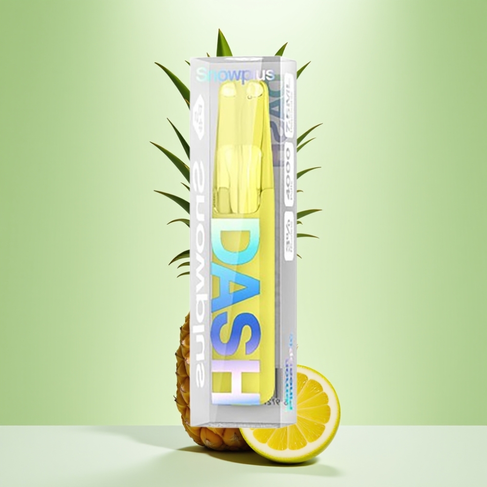Snowplus Dash 4000 Puffs Dispozabil Device Limeta Ananas – 7.5 ml, 530 mAh, 4000 puševa