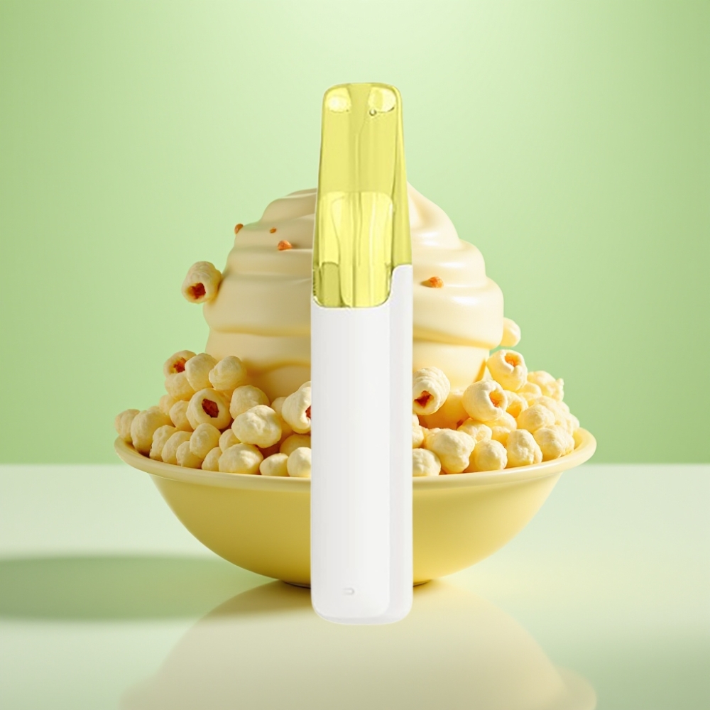 Snowplus Dash 4000 Puffs Dispozabil Device Vanilla Popcorn – 7.5 ml, 530 mAh, 4000 puševa