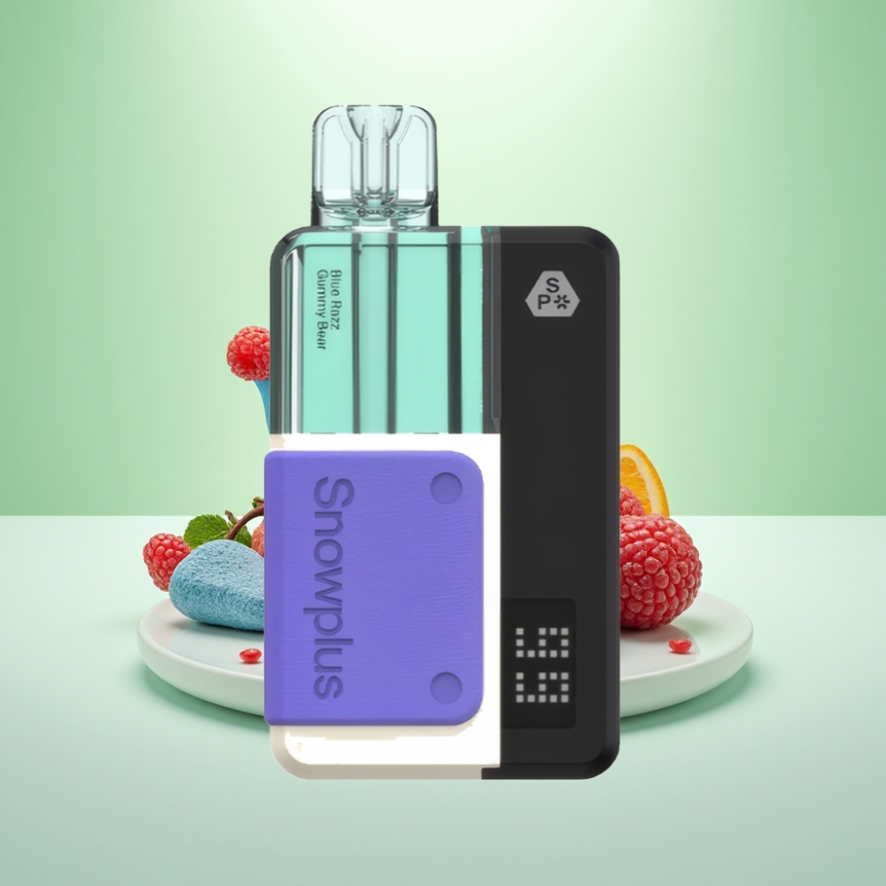 Snowplus Swift Pod Kit 15000 - 15000 pufova, 1000 mAh, Dual Mesh, Plavi razz gumeni medved