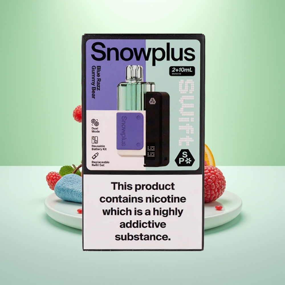 Snowplus Swift 5000 Pufs Prefilled Pod Kit Plavi Malinski Medo, 1000 mAh, 2+10 ml, 2% nikotina