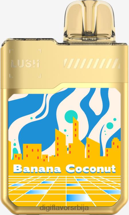 Digiflavor Geekbar LUSH за једнократну употребу банана кокос 64ZB68 | Digiflavor Geekvape Disposable