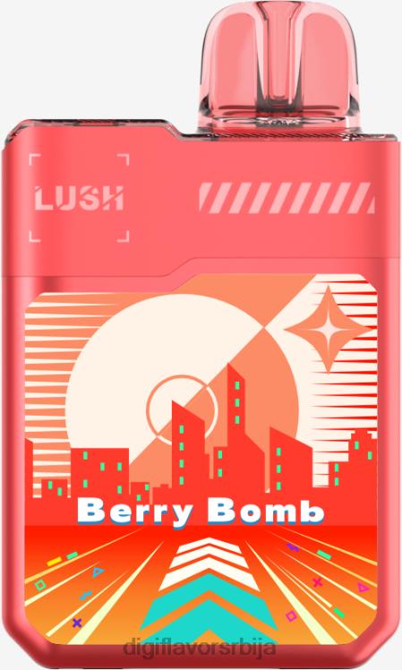 Digiflavor Geekbar LUSH за једнократну употребу бобичаста бомба 64ZB69 | Digiflavor Geekvape Flavors